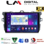 LM Digital - LM ZQ8063 GPS Οθόνη OEM Multimedia Αυτοκινήτου για TOYOTA COROLLA 2006>2012  (CarPlay/AndroidAuto/BT/GPS/WIFI/GPRS)