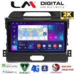 LM Digital - LM ZQ8074 GPS Οθόνη OEM Multimedia Αυτοκινήτου για KIA SPORTAGE 2010>2015 (CarPlay/AndroidAuto/BT/GPS/WIFI/GPRS)