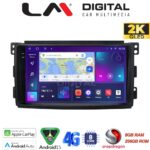LM Digital - LM ZQ8087 GPS Οθόνη OEM Multimedia Αυτοκινήτου για SMART 2007>2010 (CarPlay/AndroidAuto/BT/GPS/WIFI/GPRS)