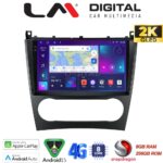 LM Digital - LM ZQ8093 GPS Οθόνη OEM Multimedia Αυτοκινήτου για MERCEDES C class (W203) – CLC  2004>2008 (CarPlay/AndroidAuto/BT/GPS/WIFI/GPRS)