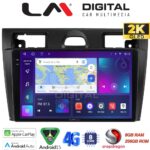 LM Digital - LM ZQ8140B GPS Οθόνη OEM Multimedia Αυτοκινήτου για Ford Fiesta 2006 -> 2008 (CarPlay/AndroidAuto/BT/GPS/WIFI/GPRS)