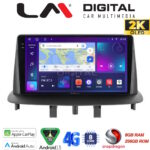 LM Digital - LM ZQ8145 GPS Οθόνη OEM Multimedia Αυτοκινήτου για RENAULT MEGANE3 (CarPlay/AndroidAuto/BT/GPS/WIFI/GPRS)