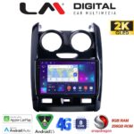 LM Digital - LM ZQ8158 GPS Οθόνη OEM Multimedia Αυτοκινήτου για DACIA DUSTER 2013>2019 (CarPlay/AndroidAuto/BT/GPS/WIFI/GPRS)