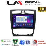 LM Digital - LM ZQ8171 GPS Οθόνη OEM Multimedia Αυτοκινήτου για MERCEDES C (W203) - CLK (W208) (CarPlay/AndroidAuto/BT/GPS/WIFI/GPRS)