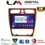 LM Digital - LM ZQ8171W GPS Οθόνη OEM Multimedia Αυτοκινήτου για Mercedes C Class 1999 > 2004 (Προ Facelift) (CarPlay/AndroidAuto/BT/GPS/WIFI/GPRS)