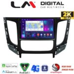 LM Digital - LM ZQ8230 GPS Οθόνη OEM Multimedia Αυτοκινήτου για Mitsubishi L200 2014 >Μόνο για αυτοκίνητα με Κλιματισμό (CarPlay/AndroidAuto/BT/GPS/WIFI/GPRS)