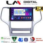 LM Digital - LM ZQ8234 GPS Οθόνη OEM Multimedia Αυτοκινήτου για Jeep Gran Cherokee 2011 > 2013 (CarPlay/AndroidAuto/BT/GPS/WIFI/GPRS)