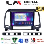 LM Digital - LM ZQ8239 GPS Οθόνη OEM Multimedia Αυτοκινήτου για Hyundai SantaFe 2006 > 2013 (CarPlay/AndroidAuto/BT/GPS/WIFI/GPRS)