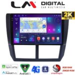 LM Digital - LM ZQ8272 GPS Οθόνη OEM Multimedia Αυτοκινήτου για SUBARU IMPREZA-FORESTER 2009>2012 (CarPlay/AndroidAuto/BT/GPS/WIFI/GPRS)