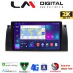 LM Digital - LM ZQ8395 GPS Οθόνη OEM Multimedia Αυτοκινήτου για BMW S5-S7-X5 (E38-E39-E59) 1998 2003 (CarPlay/AndroidAuto/BT/GPS/WIFI/GPRS)
