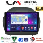 LM Digital - LM ZQ8414 GPS Οθόνη OEM Multimedia Αυτοκινήτου για HYUNDAI IX35 2009>2015  (CarPlay/AndroidAuto/BT/GPS/WIFI/GPRS)