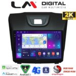 LM Digital - LM ZQ8435 GPS Οθόνη OEM Multimedia Αυτοκινήτου για ISUZU DMAX 2012> (CarPlay/AndroidAuto/BT/GPS/WIFI/GPRS)