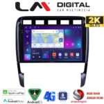LM Digital - LM ZQ8443 GPS Οθόνη OEM Multimedia Αυτοκινήτου για PORSCHE CAYENNE 2002>2011 (CarPlay/AndroidAuto/BT/GPS/WIFI/GPRS)