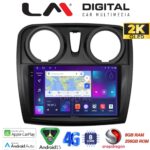 LM Digital - LM ZQ8457 GPS Οθόνη OEM Multimedia Αυτοκινήτου για Dacia Santero 2012 > 2019 (CarPlay/AndroidAuto/BT/GPS/WIFI/GPRS)