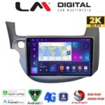 LM Digital - LM ZQ8549G GPS Οθόνη OEM Multimedia Αυτοκινήτου για Honda Jazz 2008 > 2012 (CarPlay/AndroidAuto/BT/GPS/WIFI/GPRS)
