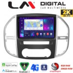 LM Digital - LM ZQ8669 GPS Οθόνη OEM Multimedia Αυτοκινήτου για Mercedes Vito 2015 > (CarPlay/AndroidAuto/BT/GPS/WIFI/GPRS)