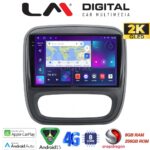 LM Digital - LM ZQ8706 GPS Οθόνη OEM Multimedia Αυτοκινήτου για Opel Vivaro 2014 > 2020Renault Traffic 2014 > 2020Nissan NV300 2014 > 2020Fiat Talento 2014 > 2020Δείτε τί φίσα έχει το αυτοκίνητο πριν την αγορά της οθόνης. (CarPlay/AndroidA
