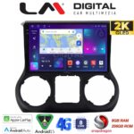 LM Digital - LM ZQ8745 GPS Οθόνη OEM Multimedia Αυτοκινήτου για JEEP WRANGLER 2011>2018 (CarPlay/AndroidAuto/BT/GPS/WIFI/GPRS)