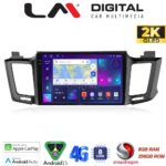 LM Digital - LM ZQ8947 GPS Οθόνη OEM Multimedia Αυτοκινήτου για TOYOTA RAV 4  2013 > 2020 (CarPlay/AndroidAuto/BT/GPS/WIFI/GPRS)