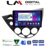 LM Digital - LM ZR8236 GPS Οθόνη OEM Multimedia Αυτοκινήτου για Ford Focus 1998 > 2004 (CarPlay/AndroidAuto/BT/GPS/WIFI/GPRS)