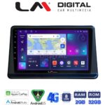 LM Digital - LM ZR8998 GPS Οθόνη OEM Multimedia Αυτοκινήτου για Mitsubishi Pajero 1996 > 2003 (CarPlay/AndroidAuto/BT/GPS/WIFI/GPRS)