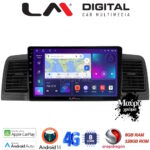 LM Digital - LM ZT8010B GPS Οθόνη OEM Multimedia Αυτοκινήτου για Toyota Corolla 2000-2007 (CarPlay/AndroidAuto/BT/GPS/WIFI/GPRS)