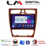 LM Digital - LM ZT8171W GPS Οθόνη OEM Multimedia Αυτοκινήτου για Mercedes C Class 1999 > 2004 (Προ Facelift) (CarPlay/AndroidAuto/BT/GPS/WIFI/GPRS)