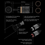 ETON RCA2P-075 2-CH Performance RCA cable 0.75 m - Image 2