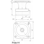 Ηχεία Αυτοκινήτου PRIDE - Bullet Tweeter H1 / Τεμάχιο - Image 4