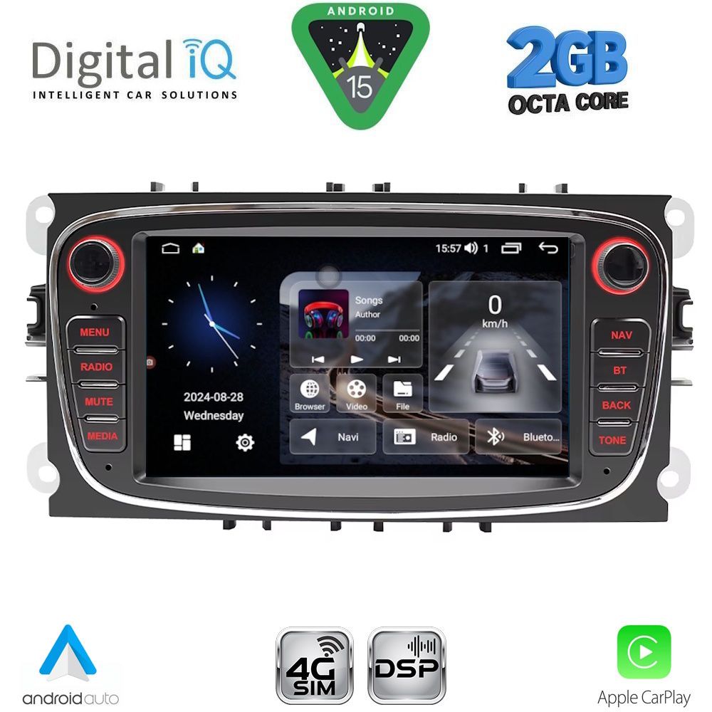 DIGITAL IQ BLF 303BL_CPA (7" DECK) MULTIMEDIA SYSTEM for FORD mod. 2007-2011