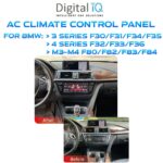 DIQ FZ 5006 CLIMATE CONTROL PANEL (8.8") for BMW S.3 - S.4 - M3 - M4 mod 2013-2020 - Image 2