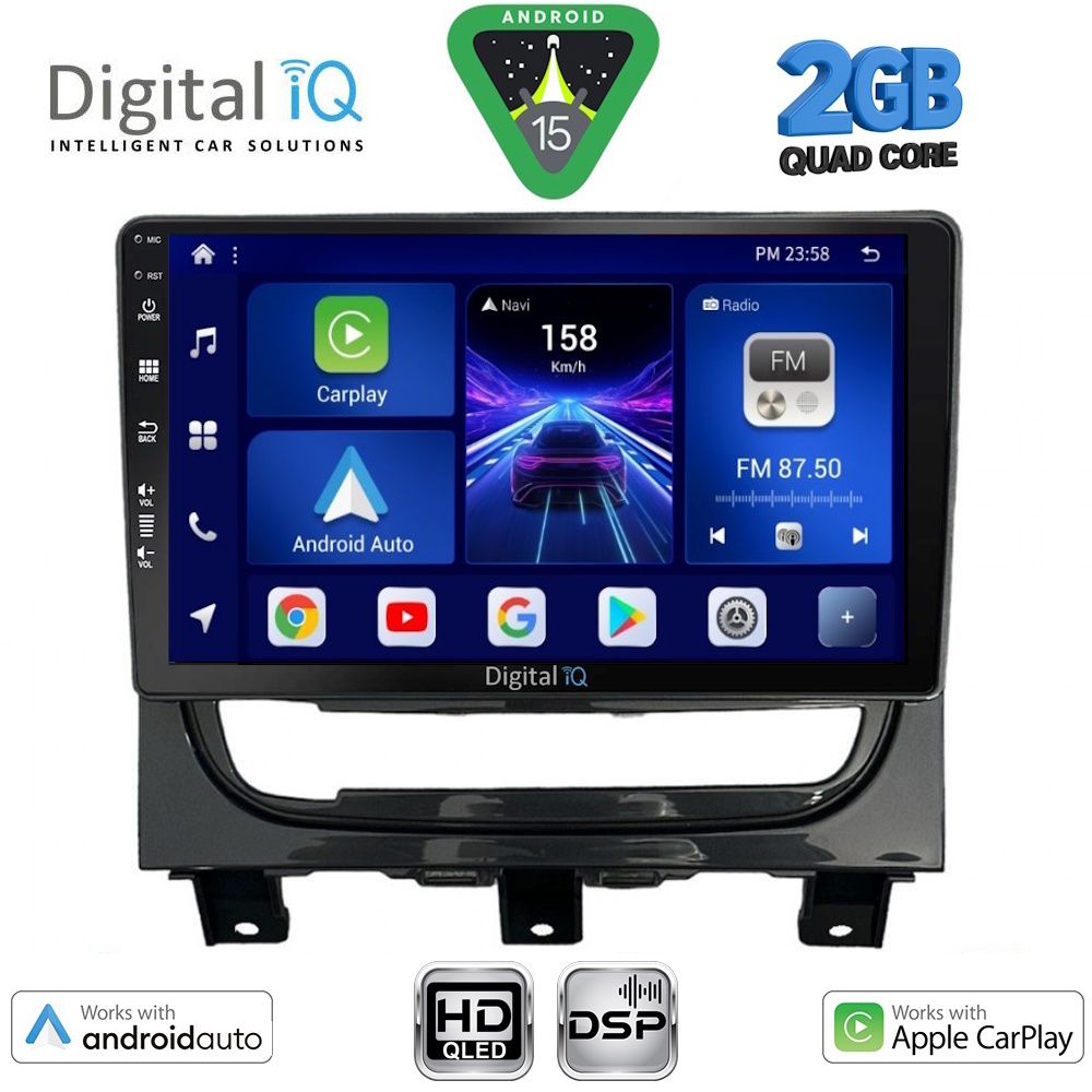 DIGITAL IQ BXC 3146_CPAA (9inc) MULTIMEDIA TABLET for FIAT STRADA mod. 2012-2020