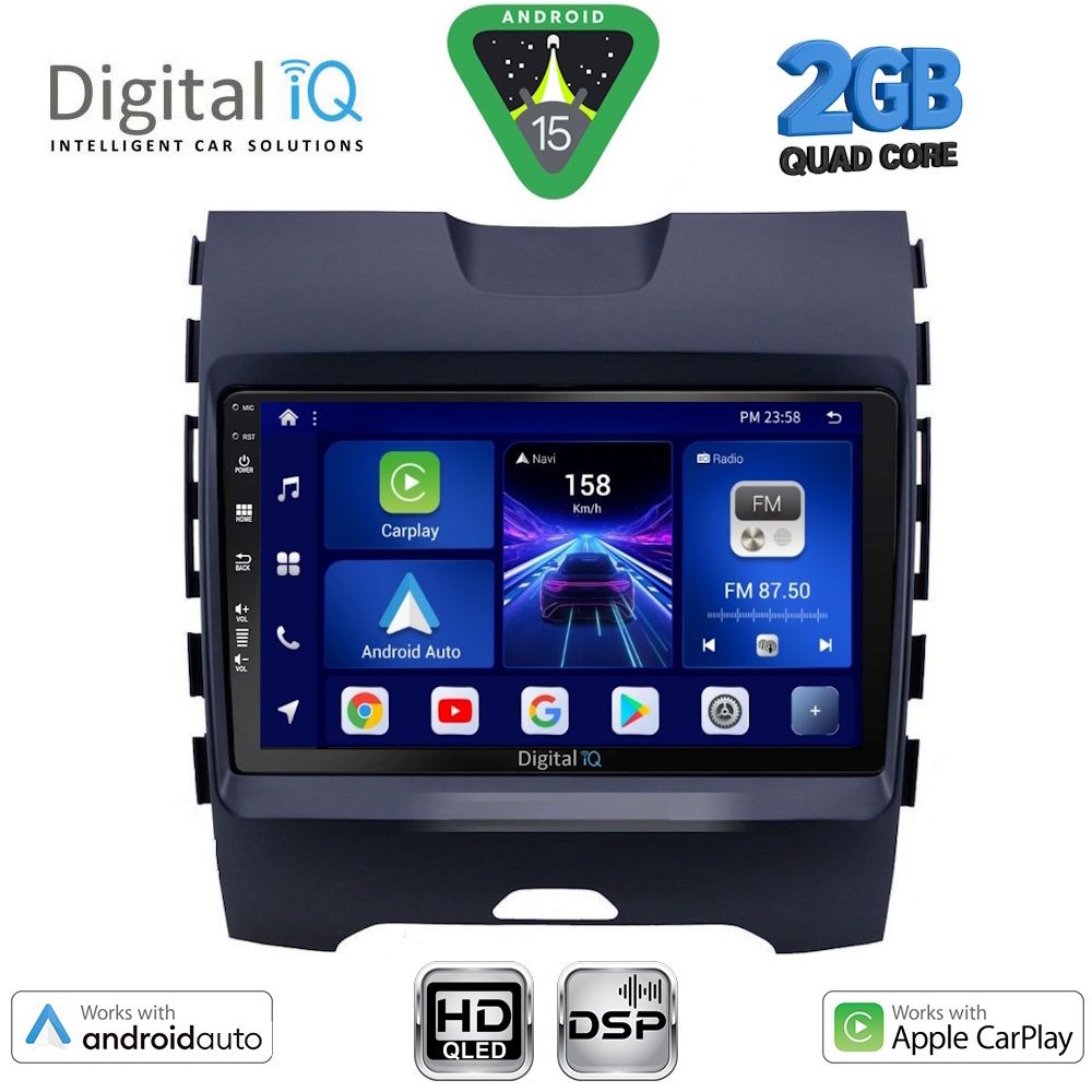 DIGITAL IQ BXC 3152_CPAA (9inc) MULTIMEDIA TABLET for FORD EDGE mod. 2015-2023