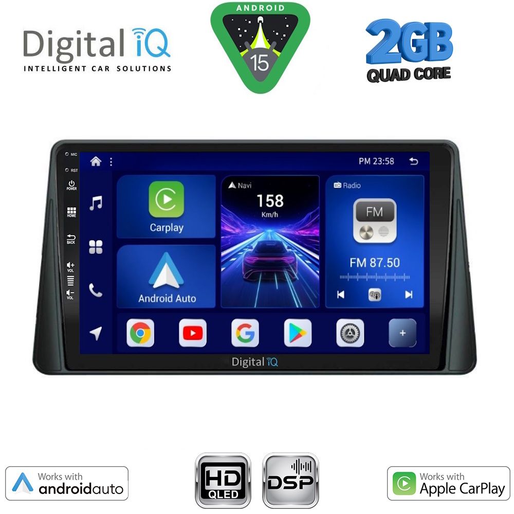 DIGITAL IQ BXC 3158_CPAA (9inc) MULTIMEDIA TABLET for FORD FOCUS mod. 2019-2025