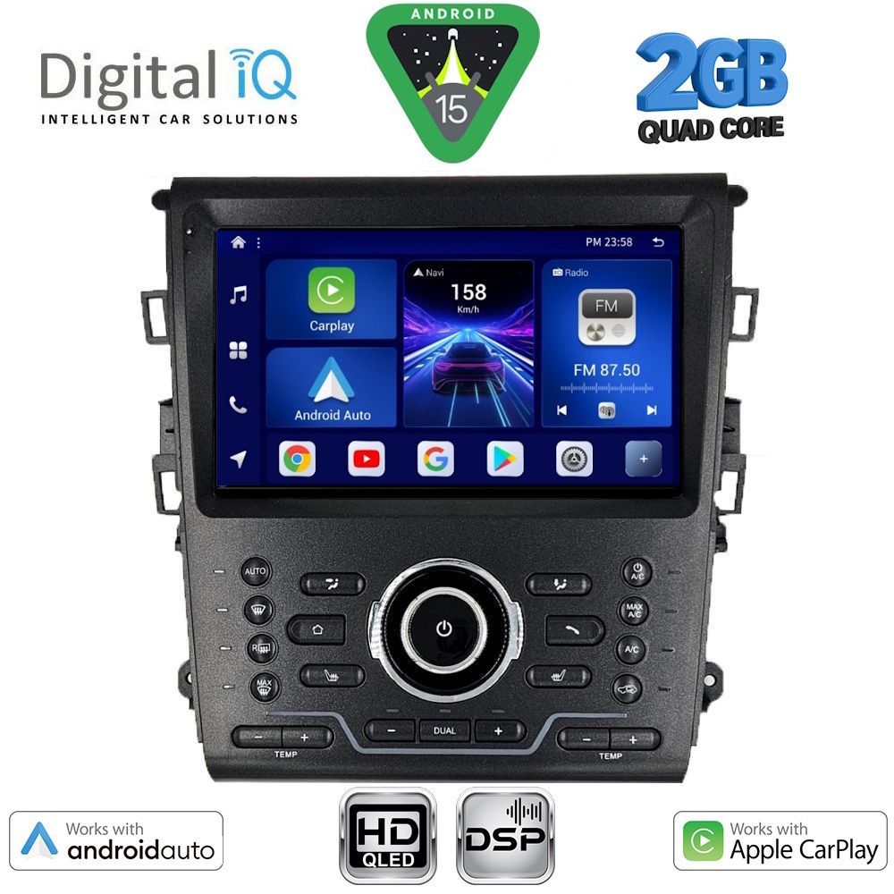 DIGITAL IQ BXC 3164_CPAA CLIMA (9inc) MULTIMEDIA TABLET for FORD MONDEO mod. 2014-2023