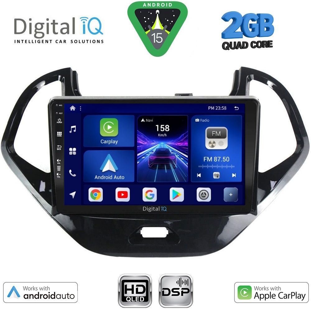DIGITAL IQ BXC 3167SH_CPAA (9inc) MULTIMEDIA TABLET for FORD KA mod. 2017-2024