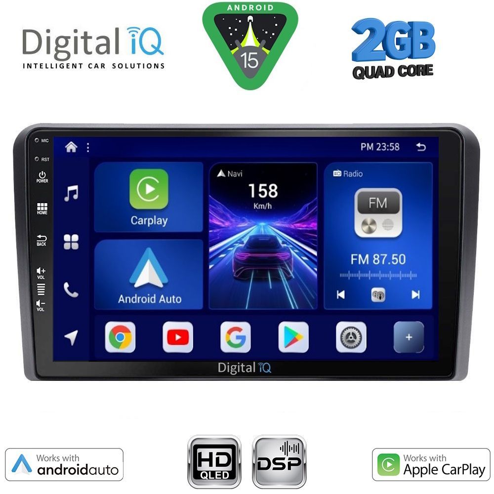 DIGITAL IQ BXC 3174L_CPAA (10inc) MULTIMEDIA TABLET for FORD TRANSIT CONNECT mod. 2018-2025 Low Version