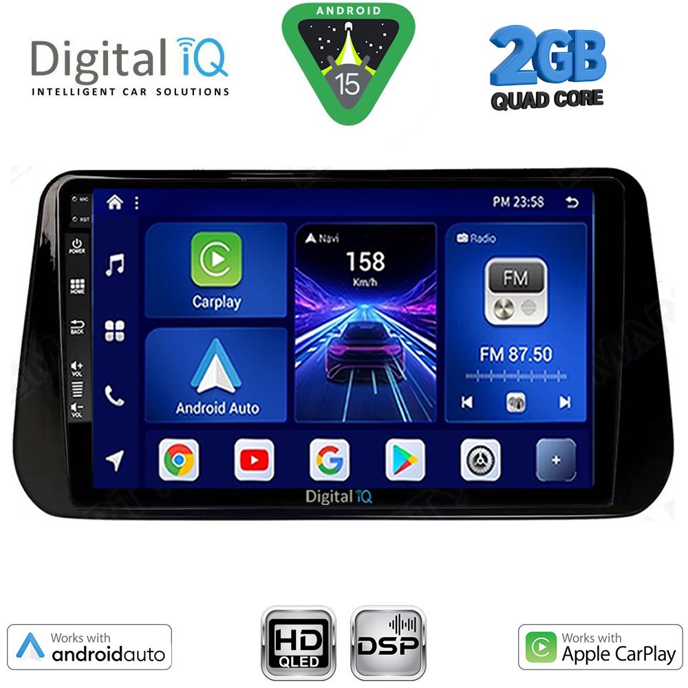 DIGITAL IQ BXC 3238B_CPAA (10inc) MULTIMEDIA TABLET for HYUNDAI IX45 - SANTA FE mod. 2021-2023