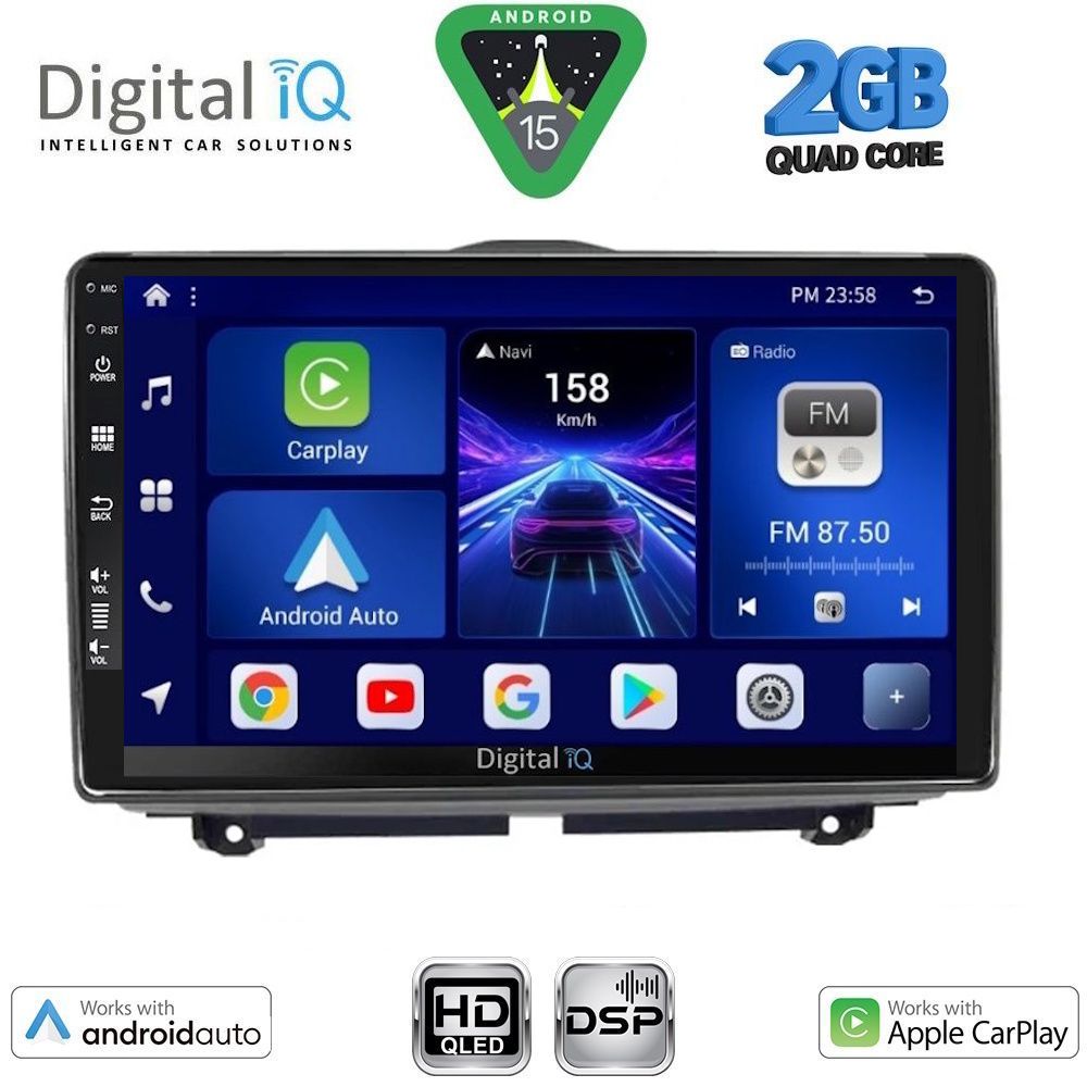 DIGITAL IQ BXC 3338_CPAA (9inc) MULTIMEDIA TABLET for LADA GRANTA mod. 2012-2026