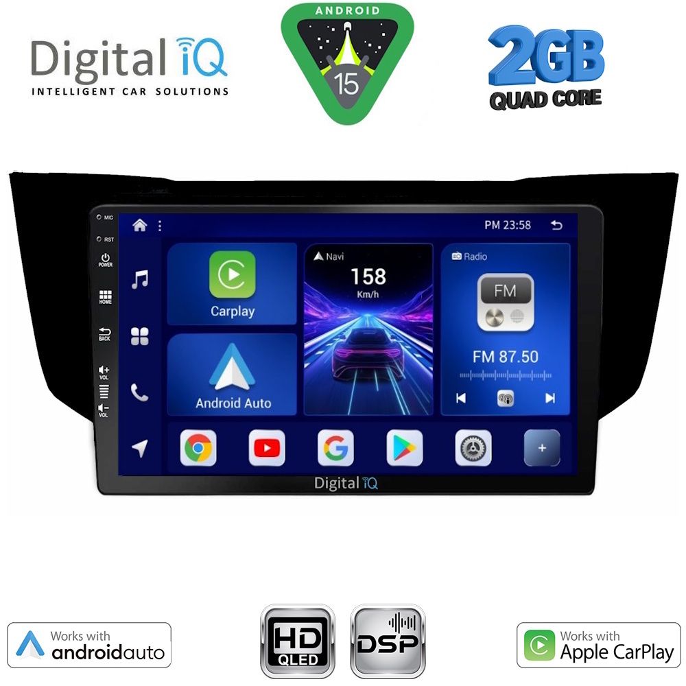 DIGITAL IQ BXC 3345BL_CPAA (9inc) MULTIMEDIA TABLET for LEXUS RX 300 – 400 mod. 2003-2008