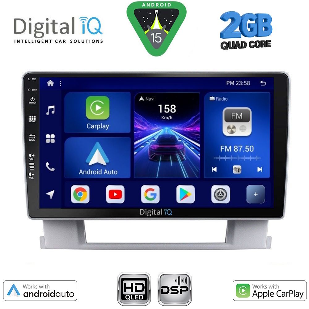 DIGITAL IQ BXC 3482_CPAA (9inc) MULTIMEDIA TABLET for OPEL ASTRA J mod.2010-2016