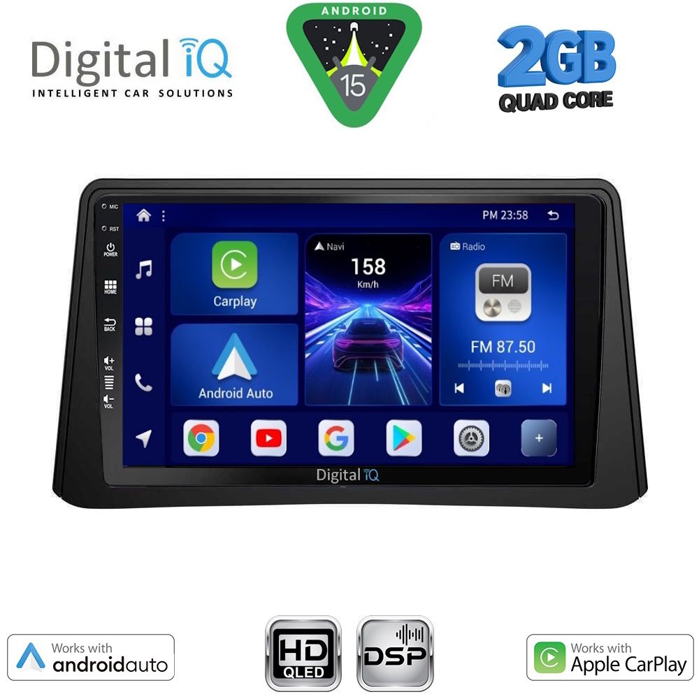 DIGITAL IQ BXC 3496_CPAA (9inc) MULTIMEDIA TABLET for OPEL MOKKA mod. 2012-2015
