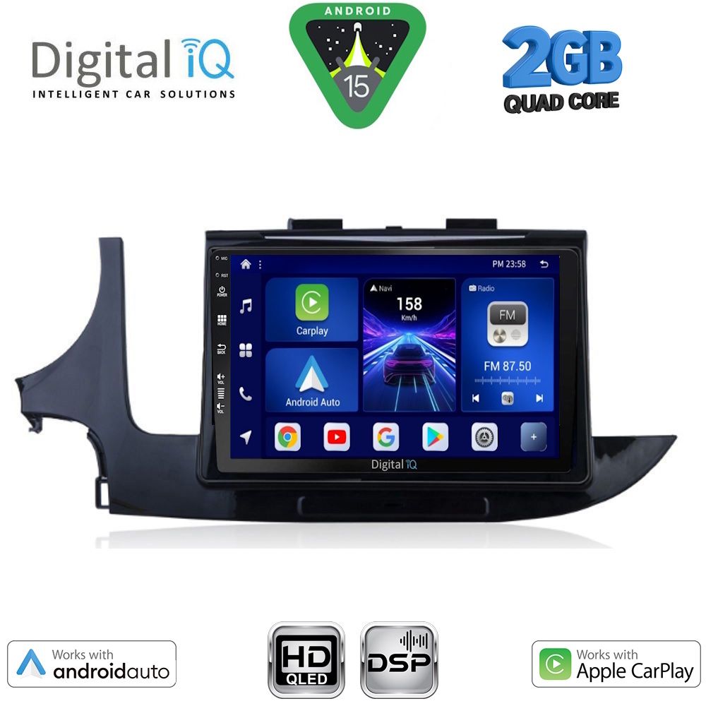 DIGITAL IQ BXC 3497_CPAA (9inc) MULTIMEDIA TABLET for OPEL MOKKA mod. 2016-2021