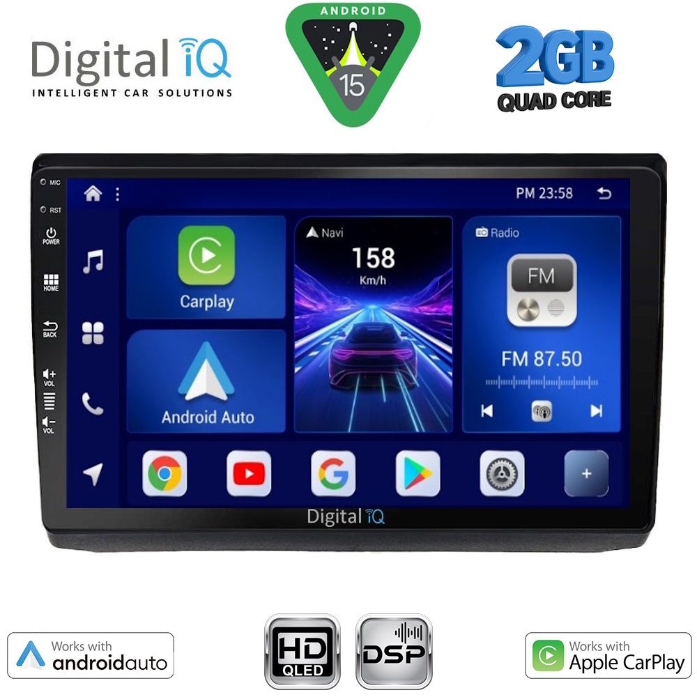 DIGITAL IQ BXC 3558_CPAA (10inc) MULTIMEDIA TABLET for OPEL VIVARO – RENAULT TRAFIC - NISSAN PRIMASTAR mod. 2004-2015