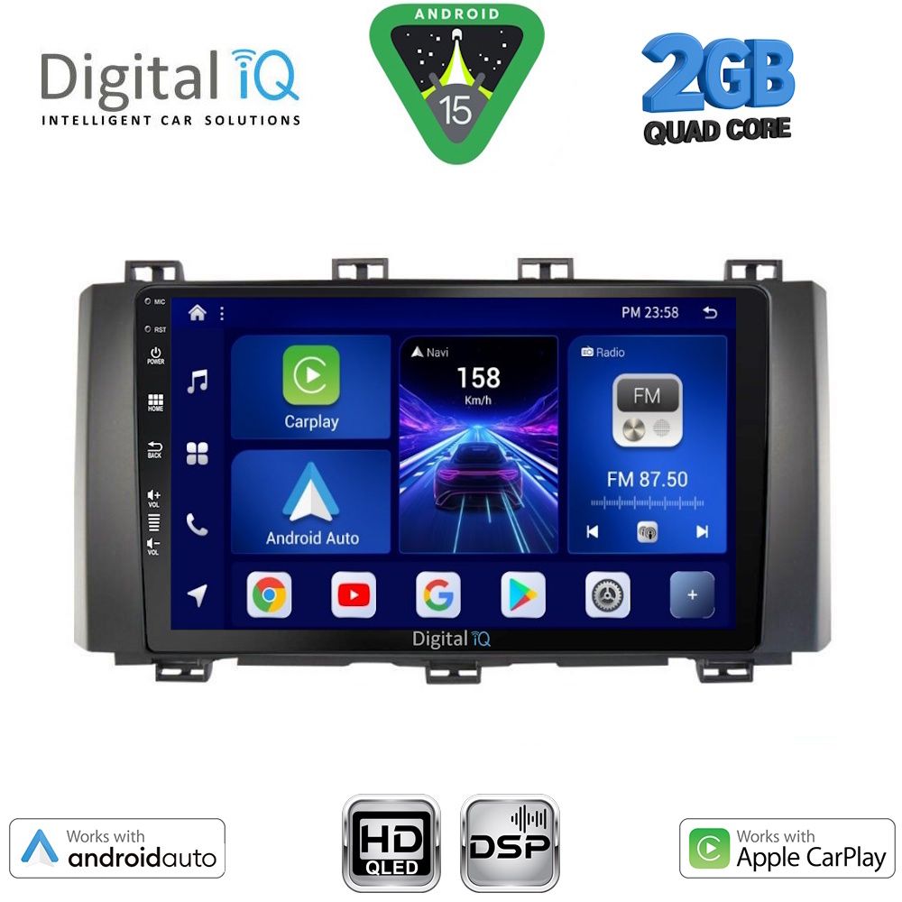 DIGITAL IQ BXC 3568_CPAA (9inc) MULTIMEDIA TABLET for SEAT ATECA mod. 2017-2026