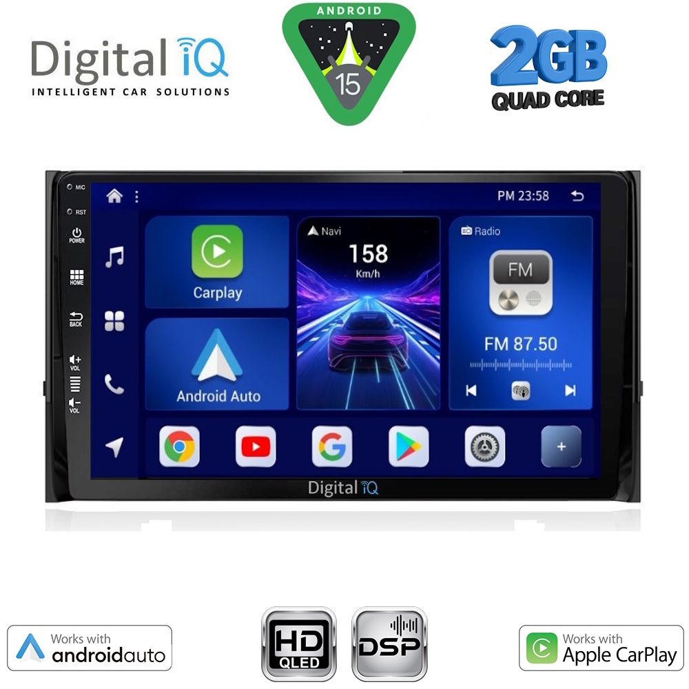 DIGITAL IQ BXC 3584_CPAA (10inc) MULTIMEDIA TABLET for SKODA KAROQ – KODIAQ mod. 2016-2024