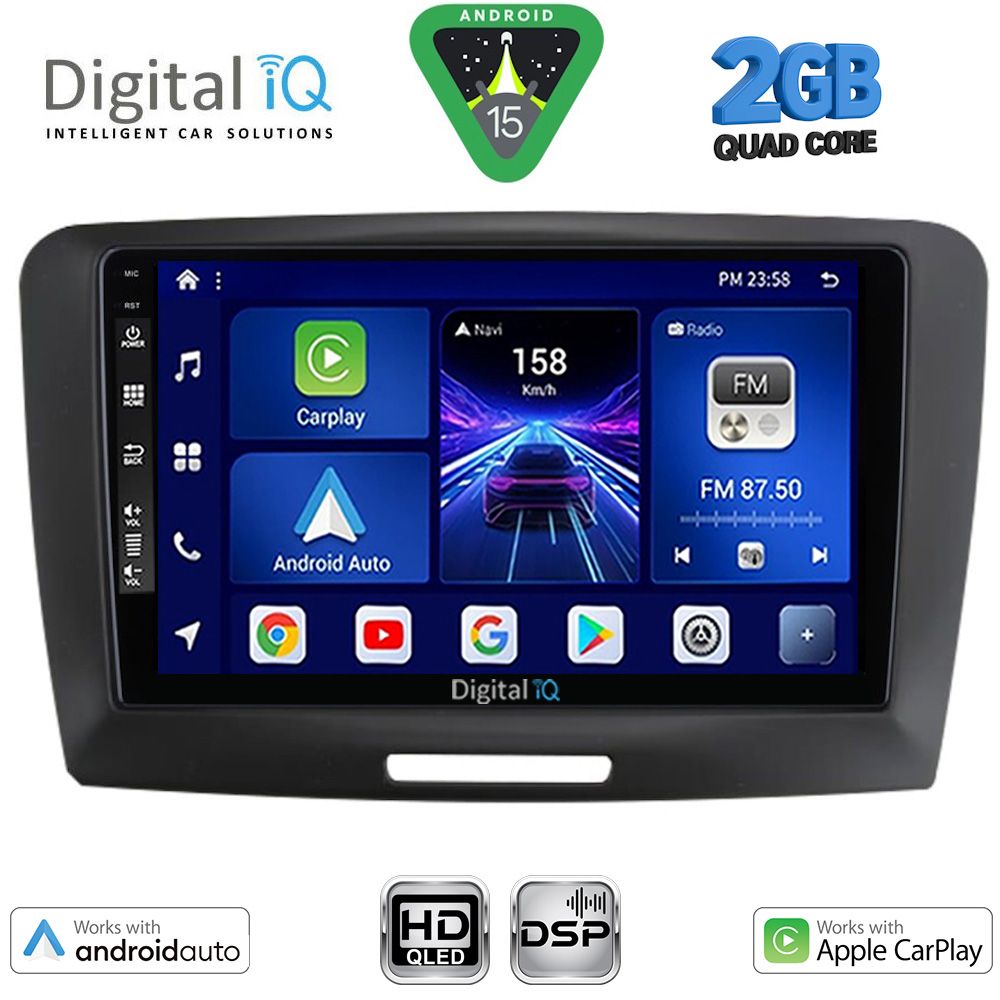 DIGITAL IQ BXC 3604A_CPAA (9inc) MULTIMEDIA TABLET for SKODA SUPERB mod. 2008-2015