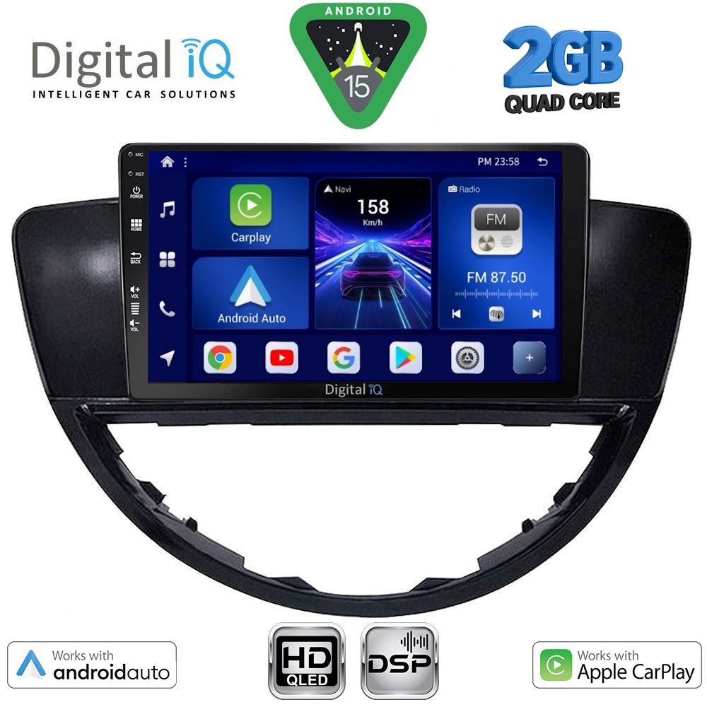 DIGITAL IQ BXC 3660_CPAA (9inc) MULTIMEDIA TABLET for SUBARU TRIBECA mod. 2007-2014