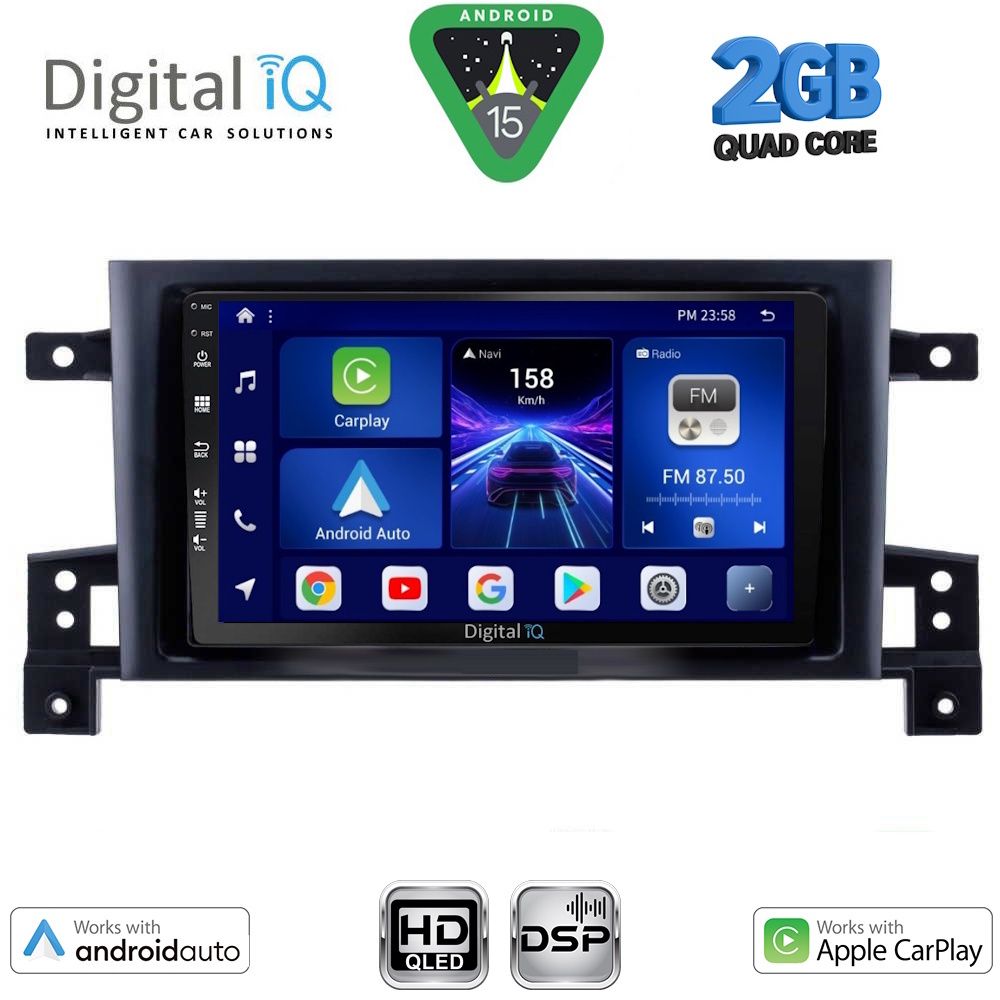 DIGITAL IQ BXC 3696_CPAA (9inc) MULTIMEDIA TABLET for SUZUKI GRAND VITARA mod. 2005-2015