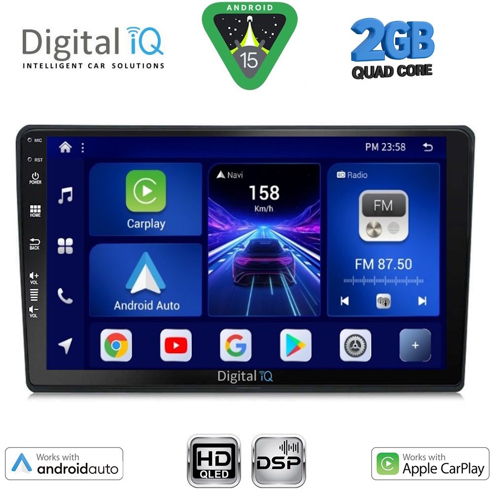 DIGITAL IQ BXC 3699_CPAA (10inc) MULTIMEDIA TABLET for TOYOTA AURIS mod. 2013-2015
